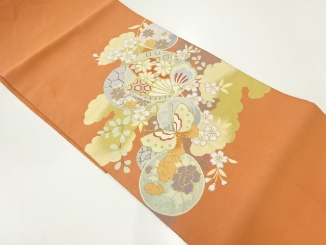 JAPANESE NAGOYA OBI / TSUZURE / WOVEN BUTTERFLY